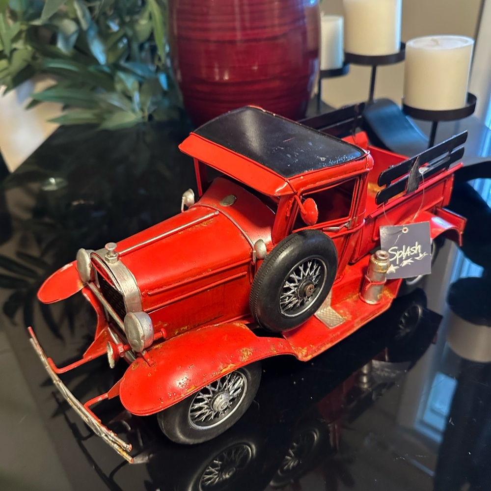 Vintage Red Model Car